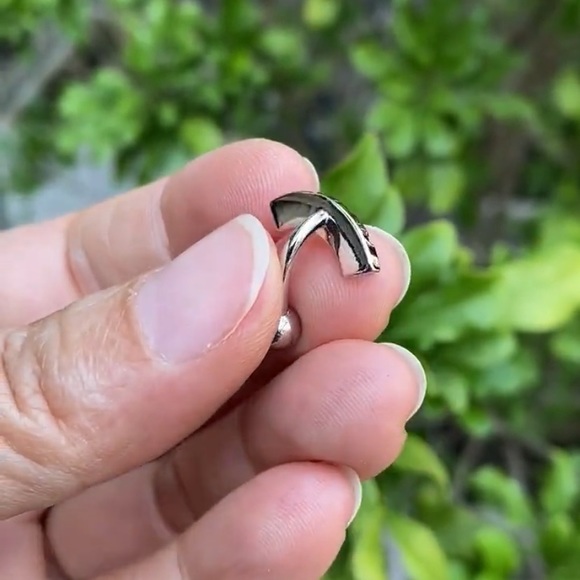 Rose Gold Tapper Fan Reverse Navel Ring - NWT - Picture 4 of 7